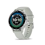 Garmin Venu 3S, 41mm GPS smartwatch, AMOLED touchscreen, all-day advanced health & fitness features, voice functionality, music storage, wellness smartwatch with up to 10 days battery life, Sage Grey