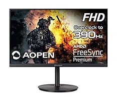 AOpen Powered by Acer 25XV2QF Gaming Monitor 24,5 Zoll (62 cm Bildschirm) Full HD, 390Hz OC DP, 360Hz DP, 240Hz HDMI, 1ms (G2G), 2xHDMI 2.0, DP 1.4, höhenverstellbar, drehbar, FreeSync Premium