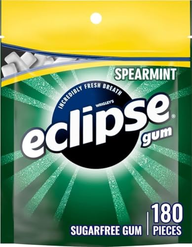 ECLIPSE Spearmint Sugar Free Minty Chewing Gum...