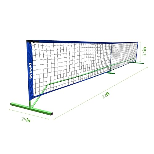 image for flybold Pickleball Nets | Portable Net Regulation Size Equipment Light