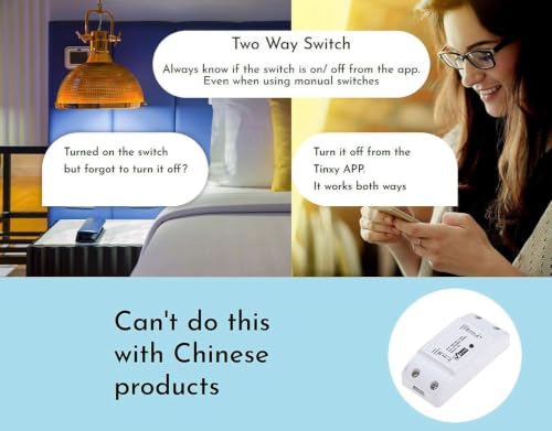 Image of Tinxy 6 Node Smart Switch with Remote. Retrofit Smart Switch Compatible with Alexa and GoggleHome