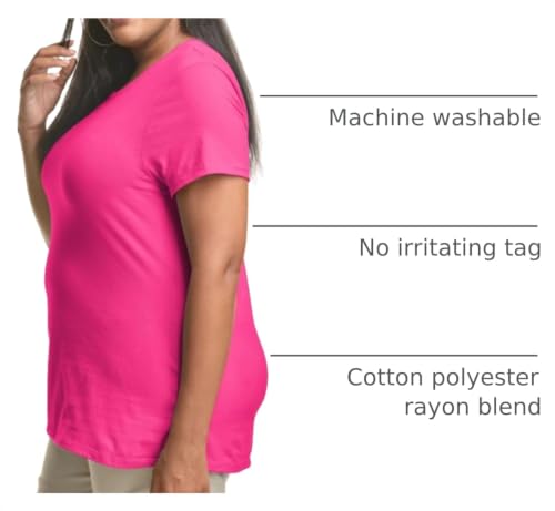 Image of Hanes Women's T-Shirt - Just My Size Cotton Tee - Plus Size Tee