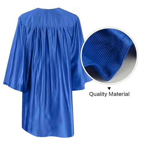 Image of Shiny Preschool Kindergarten Graduation Cap Gown Set for Kids With 2026 2025 Tassel Charm