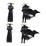 Matière plastique : fabriquées à partir de matière plastique robuste, ces figurines sont robustes, finement détaillées et faciles à entretenir, figurines de terrarium, figurines de jardin miniatures