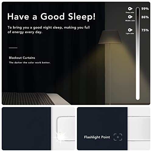 Cortinas opacas térmicas Easy-Going para un oscurecimiento total del dormitorio 4