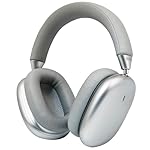 Anjetsun ANC Wireless Over Ear Headphones with Mic & Touch Control,Stylish Metal Design,80H Playtime, Detachable Magnetic Ear Pads,Noise Cancelling Over The Head Headphones for Work, Travel & Gaming
