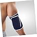 Yardwe 1Pair Knitted Thick Sponge Elbow Pads Compression Sleeve for Sports Protection and Pain Relief Flexible Elbow Support Brace for Basketball Volleyball Weightlifting Yoga Blue