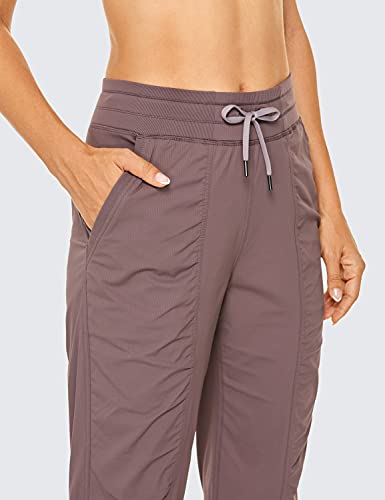 Image of CRZ YOGA Ease Line Joggers 26 inch /28.5 inch /30.5 inch | Casual, Lightweight, Ruched Design, Pockets, for Women