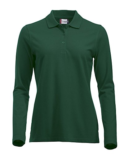 Polo de mangas largas de algodón para un calce moderno y cómodo