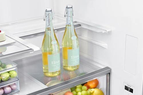 Image of Samsung 650 L, Convertible, Digital Inverter, Frost Free, French Door Refrigerator (RF65DB90BD12TL, White, Clean White)