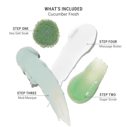 Image of VOESH Pedi in a Box 4 Step, Pedicure Set, At-Home Pedicure, DIY Pedi, Foot Treatment, Pedicure Supplies, Foot Scrub, Foot Spa, Foot Care, Foot Therapy