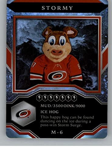 2021-22 Upper Deck MVP Mascot Gaming Cards #M-6 Stormy Carolina Hurricanes Official NHL Hockey Card in Raw (NM or Better) Condition