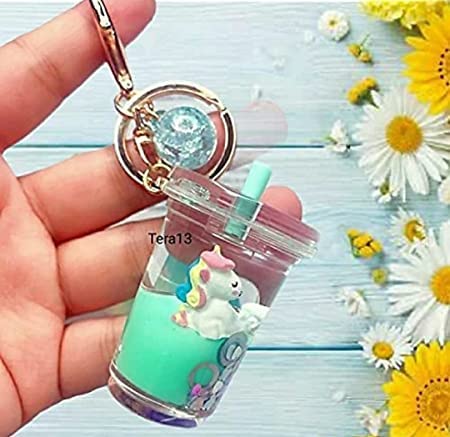 TERA 13 Plastic Unicorn Water Keyring/Unicorn Keyring for Kids/Unicorn Keychain/Random Design Keychain for Girls (Pack of 1), Multicolor-image-30