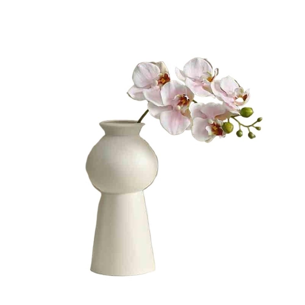 Z4T8M2K6G5 Artificial floral arrangement Pink Single Phalaenopsis Simulation Flowers Fake Living Room Arrangement Decorative