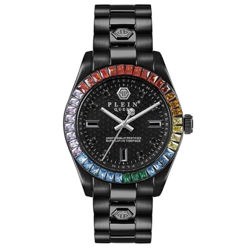 Montre Philipp Plein Queen femme quartz analogique bracelet acier tendance