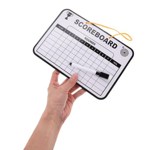 Pizarra de golf seca multiuso para puntajes, cartón miniatura 4
