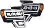 GTR Lighting Carbide LED Headlights fits Ford F-150 09-14, Plug and Play Headlight Replacement (GTR.HL35)