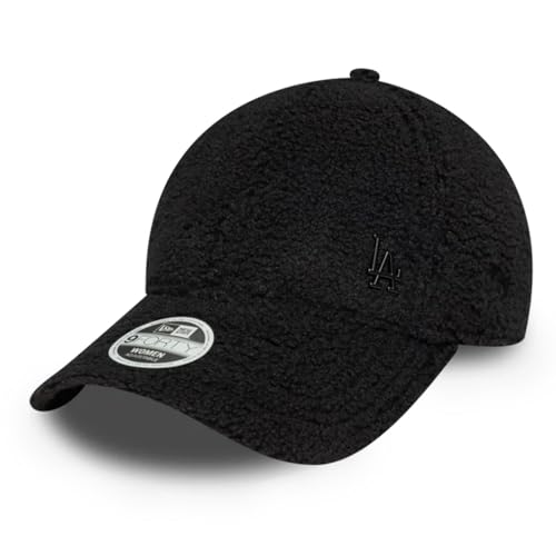 New Era Casquette en peluche MLB 9FORTY Borg Los Angeles Dodgers, noire
