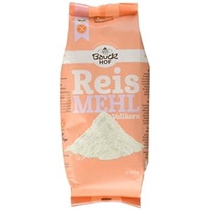 Bauckhof Reismehl Vollkorn 500 g Demeter gf (1 x 500 g)