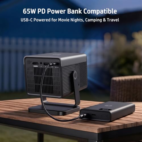 HP Projector with Netflix, USB-C Power Bank Compatible, 4K Supported MC450 - image 4