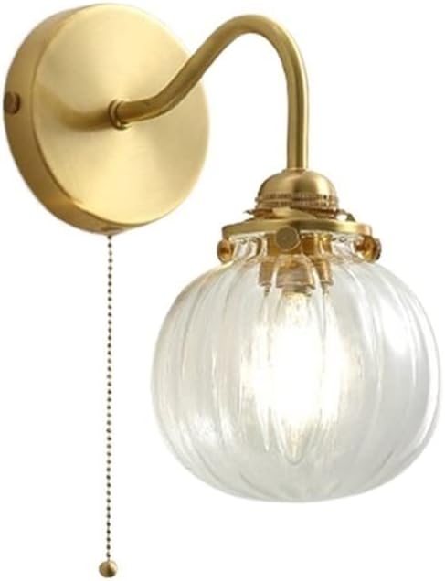 Zipper Wall Light Bathroom Stair Light Glass Ball LED Wall Light Fixtures