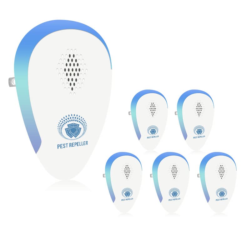 AvantawayUltrasonic Pest Repeller, 2022 Enhanced Electronic Plug Indoor Pest Repeller. Pest Control in Living Room, Garage, Warehouse, Office, Hotel (6 Pack)