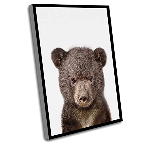 Image of Baby Room Decor Animal For Nursery,Woodland Animals,Baby Bear Art Print,Baby Animal Print,Baby Nursery Art,Wall Art,Animal Nursery,Nursery Wall Art for Boys and Girls,8x12 Inch Framed Wall Art