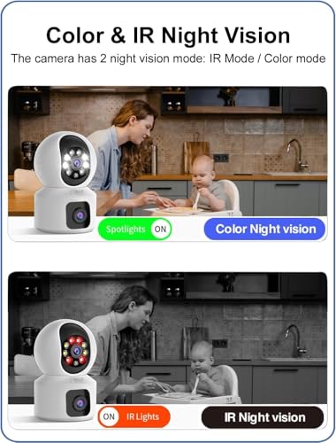 Image of IFITech 4MP HD Smart 4G Dual-Lens CCTV Camera - 4G LTE Connectivity | 360 Coverage | Two-Way Audio | Colorful Night Vision | True Plug & Play, Easy Setup | Made in India | IFI-4G1N