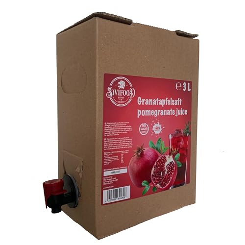 SIVIFOOD Succo di Melograno 3L, Naturale