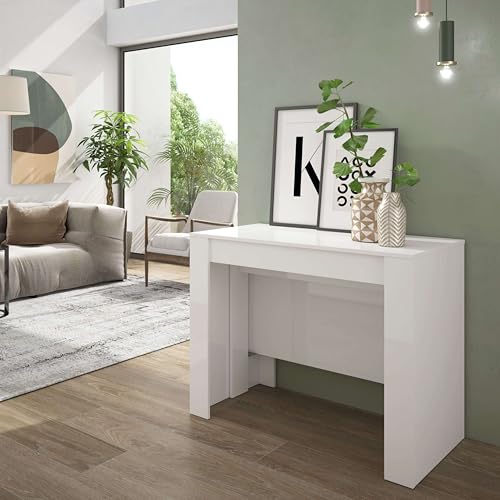 Table de salle à manger gain de place console extensible pour petits salons