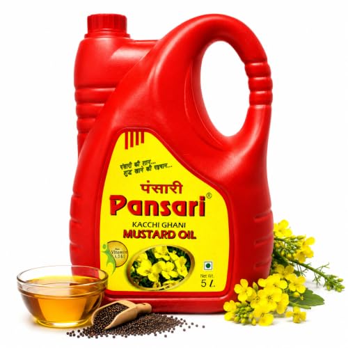 Image of Pansari Kacchi Ghani Mustard Oil, 5L Can