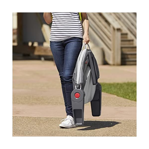 Fisher-Price On-The-Go Baby Dome Gray Hexagon, Travel Portable Play and Napping Space with Canopy and Toys - Image 4