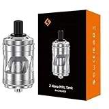 Conseils d'utilisation de votre clearomiseur Z Nano MTL : Privilégiez les résistances B MTL pour la vape MTL (0,8 Ω et 1,2 Ω). Puissance recommandée : 0,8 Ω : 12-16 W ; puissance recommandée : 1,2 Ω : 8-12 W. Évitez les résistances inférieures à 0,6 Ω