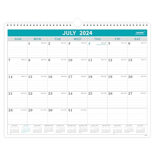 Calendar 2026, 12 Months from January 2026 to December 2026,11.5" x 14.6", with Julian Date