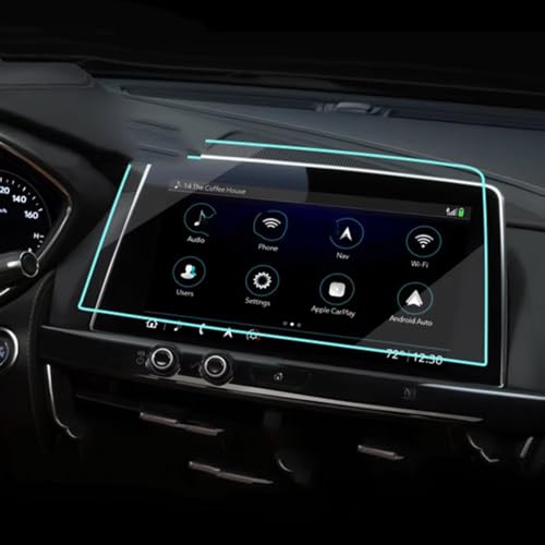 Verre trempé anti-rayures pour console de Cadillac XT4 et CT4 avec clarté HD
