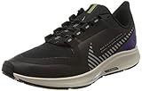  Nike W Air Zoom Pegasus 36 Shield, Zapatillas de Running para Mujer, Negro (Black/Silver-Desert Sand-Voltage Purple-Volt 002), 38 EU