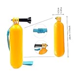 TEKCAM Action Camera Selfie Stick Floating Handle Grip Compatible with Gopro Hero 13 12 11 10 9 8/AKASO EK7000/Pro/Brave 7/Insta360 X5/Jadfezy/WOLFANG/Apexcam/Surfola Action Camera Accessories Kit - Image 4