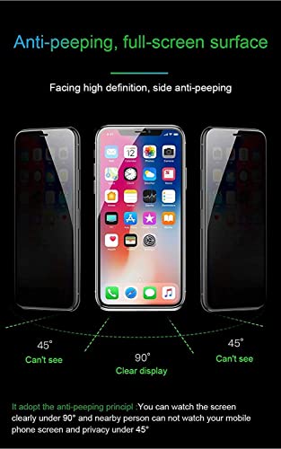 Image of Privacy Tempered Glass Anti Spy Screen Protector for Xiaomi Redmi K50i With Edge to Edge Coverage and Easy Installation kit Pack of 1