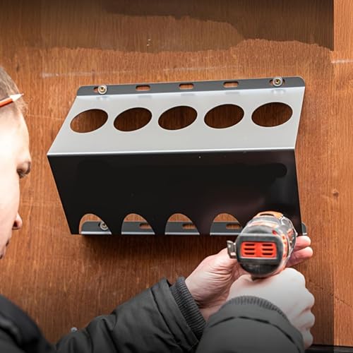 Support de mastic multi-emplacements à accès facile pour rangement d'atelier