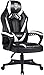 Vonesse Sedia da Gaming Economica Reclinabile Sedia da Gioco Portata 150 kg Poltrona da Gioco Cuscino Lombare Sedia Gamer Con Schienale Alto Sedia Gaming Sedia da Ufficio (Nero)