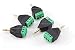 CablesOnline 3.5mm (1/8in) Stereo Male Plug to AV 3-Screw Terminal Block Balum Connector, (5-PACK)(PL-CN13-5)