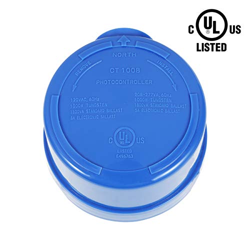 Twist Lock Photocell For Outdoor Lights, Ul Listed, Auto On Off Photocell Sensor Switches Outdoor, Twist Lock Photo Cell Sensor Dusk To Dawn Sensor For Led Barn Light, Street Light, Parking Lot Light #TOP5
