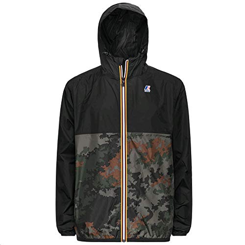K-Way Claude Bicolor Graphic Cappotto, Multicolore...