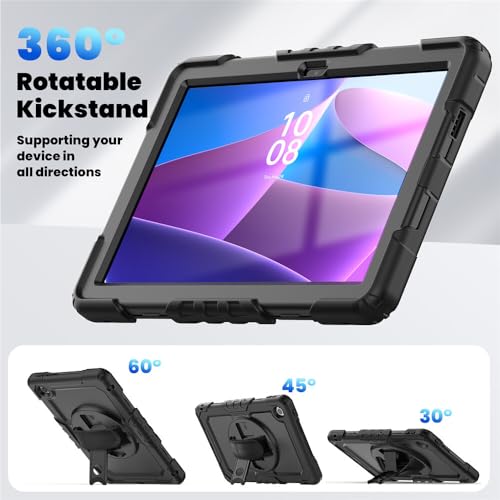 Étui pour Lenovo Tab 10.1 TB311XU coque violette et noire avec support