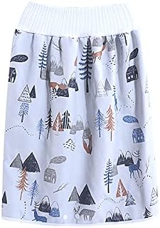 Alwyeans Baby Diaper Skirt Toddler Girls' Potty Training Skirt Waterproof Impermeable Leak Proof Diaper Pants Skirt Washable Cotton Toilet Training Nappy Skirt for Baby Boys Girls