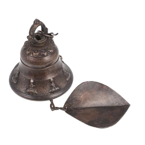 WEKADRIN Vintage Brass Wind Chime Hanging Bell for Patio Gar
