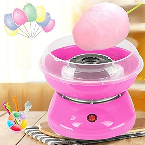 ABEEBHA Electric Sugar Floss Cotton Candy Maker Machine For Birthday Parties (Pink)