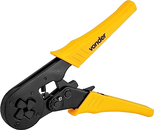 Vonder, Alicate Crimpador Para Terminais Isolados Tubulares De 6,0 Mm² A 16,0 Mm², Ac 412.