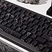Hunfuthr Side Print Keycaps- 131 Keys Custom PBT Keycaps Set, Dye-Sub Cherry Profile Keycap, Shine Through Keycap Set for 65% 70% 75% 100% Mx Switches Mechanical Keyboard (Black Marble)
