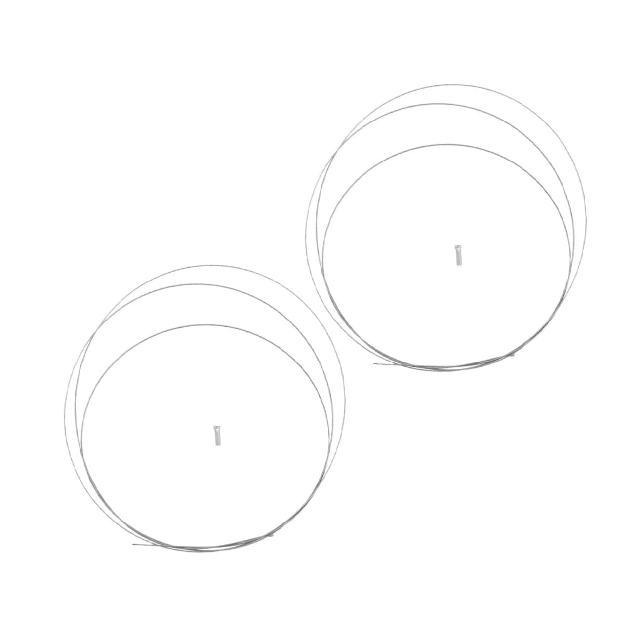 VANZACK 2Pcs Stainless Steel Bike Gear Cable Brake Line for Mountain Road Bikes Durable Steel Inner Wire Bicycle Transmission Accessories for Easy Replacement